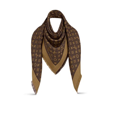 louis vuitton monogram shawl colours|louis Vuitton Monogram denim shawl.